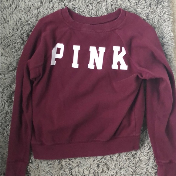 vs pink sweatshirt (sold on curtsy) - Picture 2 of 3